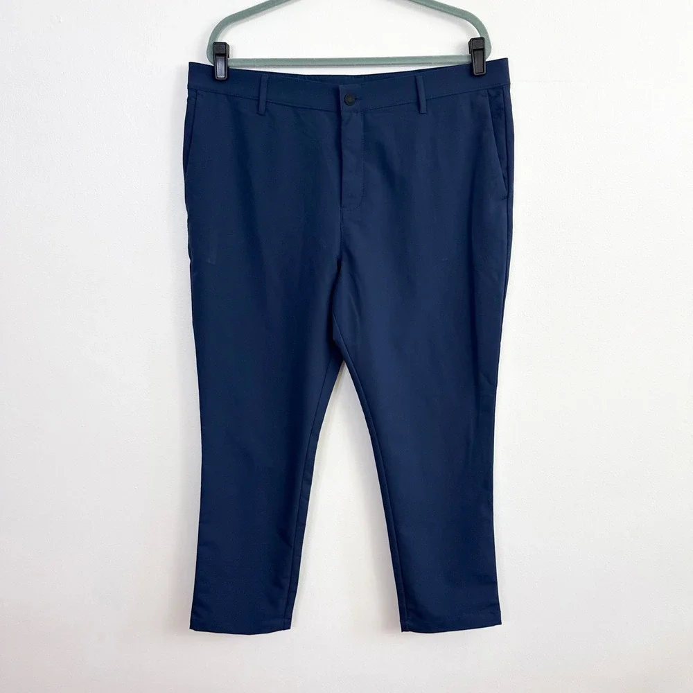 Banana Republic Men's Performance Dress Pants Navy Slim Fit 38x29